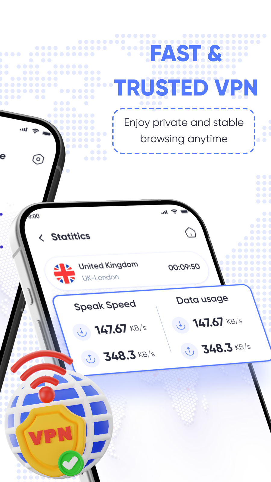 Live connection statistics