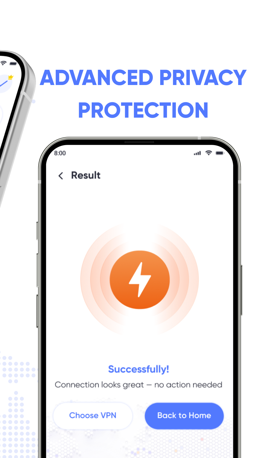 Connection success result